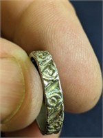 .925 Sterling Silver Ring Size 7 1/2