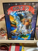 '98 Stanley Cups Finals Framed Poster 19 x 25.5