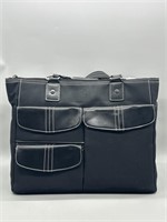 Ladies Black Handbag / Tote is 16x13in