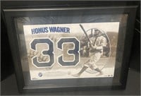 (D) Honus Wagner 16x20 framed No 33 limited