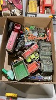 Miscellaneous toy flat tractors, and trucks
