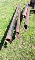 4 Pieces of Large Pipe, Two 21'L, 15.6'L & 19'L
