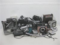 Assorted Cameras & Camera Bags Untested