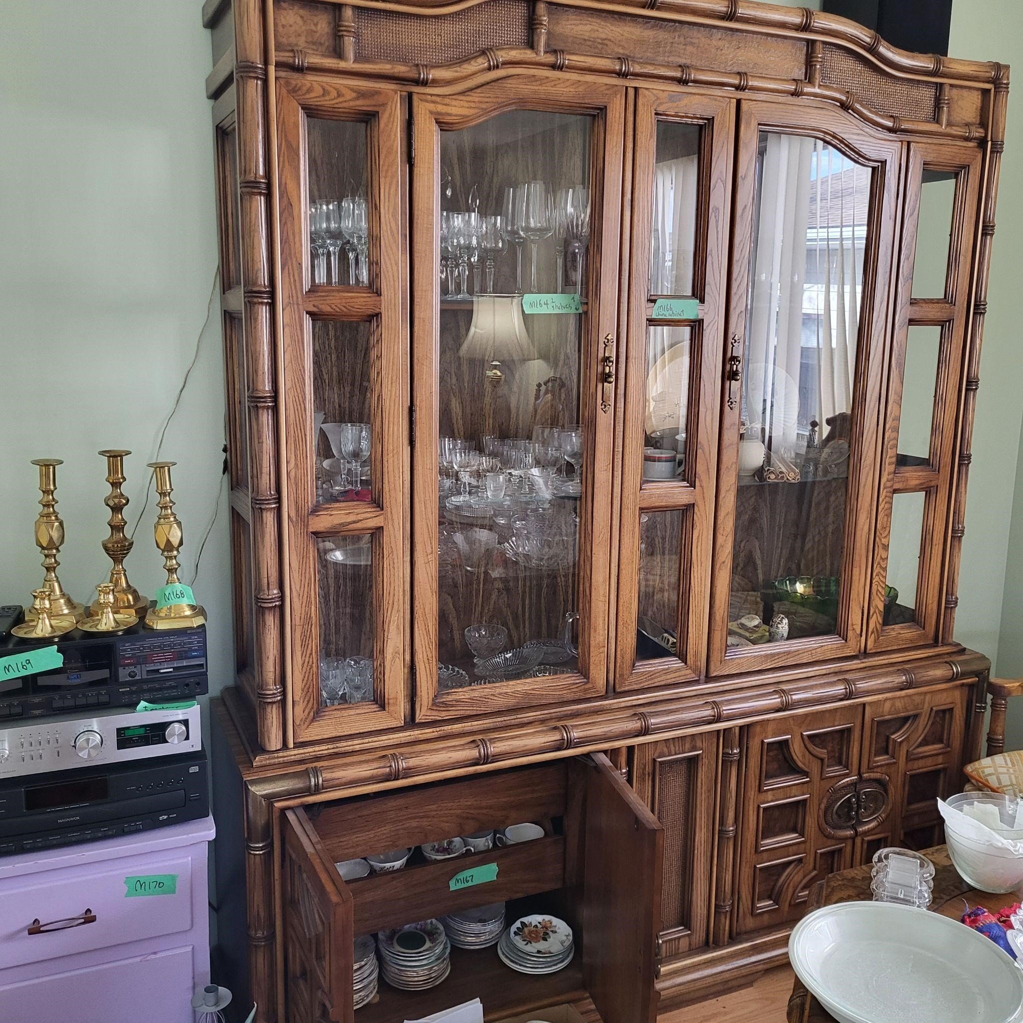 M166 Lovely China cabinet NOT contents
