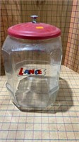 Lance glass jar metal lid