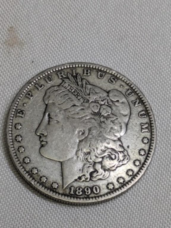 1890o Morgan Silver Dollar