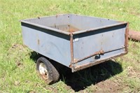 Lawn Dump Cart 4' x 3' (bad tires)
