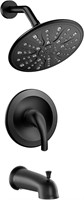 EMBATHER Black Shower & Tub Set