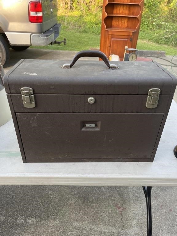 Vintage Kennedy Tool Box Machinist Chest Felt