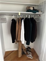Coats, Shoes & Hats in Closet