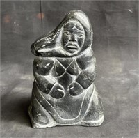 Hand sculpted Canadian Eskimo stone art