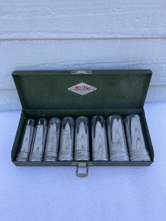 S and K tools deep well socket set with original