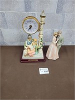 Clock figure and married couple figure
