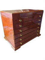 Burlwood jewelry box