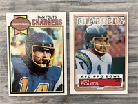 Vintage Dan Fouts Football Cards