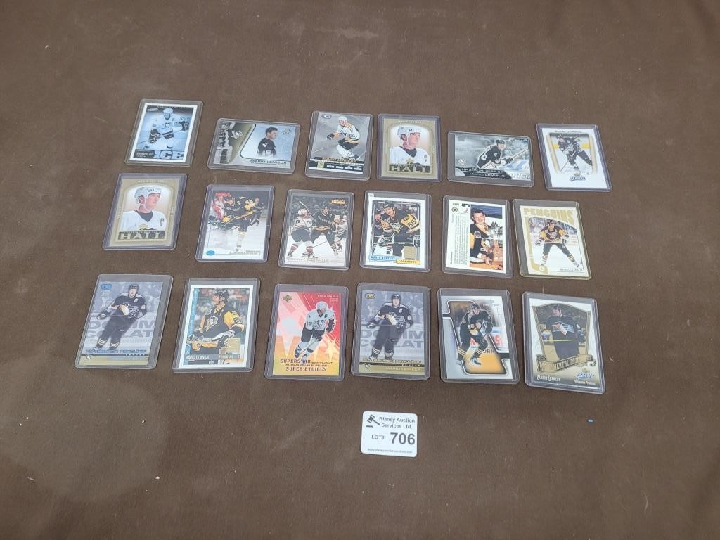 NHL Penguins hockey cards ungraded