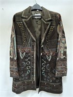 Vintage Pamela McCoy embroidered coat , new with