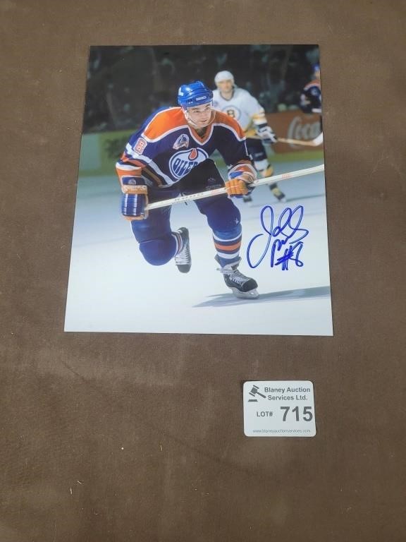 Signed Oilers pictures