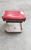 SNAP ON- ROLLING WORK STOOL WITH PADDED SEAT