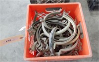 ASSORTED CHAMBER CLAMPS- CONTENTS OF CRATE