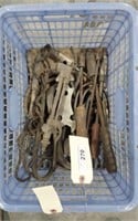 BRAZING IRONS AND TORCH HEAD- CONTENTS OF CRATE