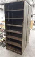 METAL SHELVING UNIT- ONE SECTION