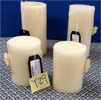 43 - NEW WMC LOT OF 4 WAX CANDLES (Y29)