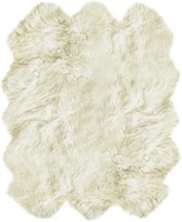 ULN - 5x6ft Natural Sheepskin Rug