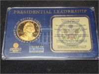Thomas Jefferson Presidential Leadership medal