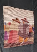 Peruvian hand woven wool tapestry