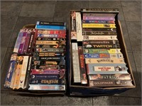 VHS tapes (2 boxes)