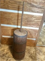 Antique Wooden Butter Churn