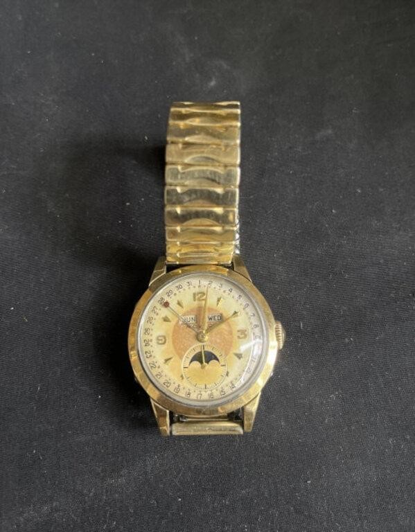 Vintage Movado watch with stainless steel back