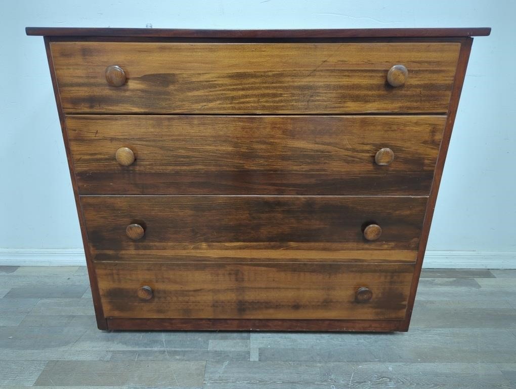 Antique handmade wooden dresser