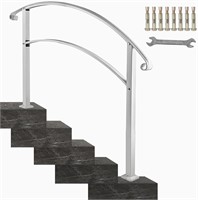 SEALED-Happybuy Outdoor Stair Railing 1-5 Steps