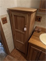 Single Door Cabinet  52"H   (No Contents)