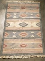 Southwest style hand woven rug