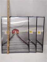 3 Large Picture Frames, 17.5x23.5 inches