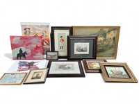 Collection of assorted art
