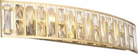 COYILAP 29 Gold Crystal Vanity Light