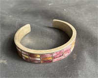 Sterling cuff bracelet, 64g
