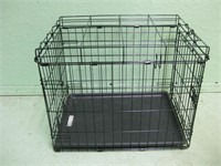 24 X 18 X 20 Single Door Wire Pet Crate With Tray