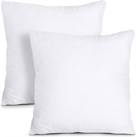 Utopia 2-Pack White Throw Pillows