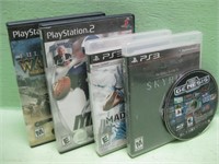 Sega Genesis, Playstation 2 & Playstation 3 Games