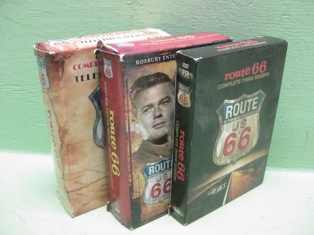 Route 66 DVD'S - Season One, Two & Three