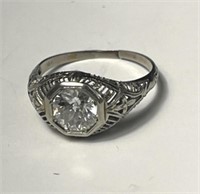 18k 1 1/3 carat diamond ring scratch tested
