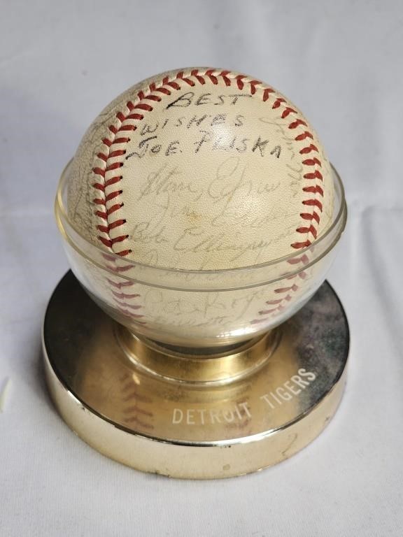 Vintage autographed baseball