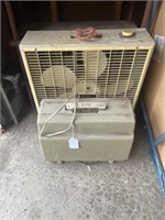 Electric Fan, Card Table (Damaged), Sewing Machine