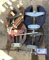 (4) 2"-6" Pipe Clamps
