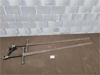 2 Very old midevil metal swords (wall decor)